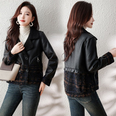 Abrigo de Piel Sintética Talla Grande Suelto para Invierno Mujer - Image 4