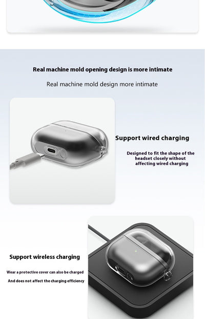 Funda Protectora Transparente para Auriculares con Hebilla de Montaña - Image 13