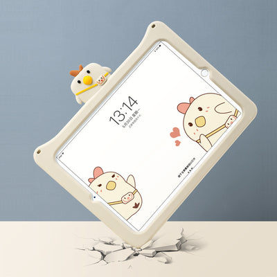 Mochila Infantil con Funda de Silicona para Tablet - Diseño Pollo Adorable - Image 5