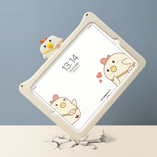 Mochila Infantil con Funda de Silicona para Tablet - Diseño Pollo Adorable - Image 5