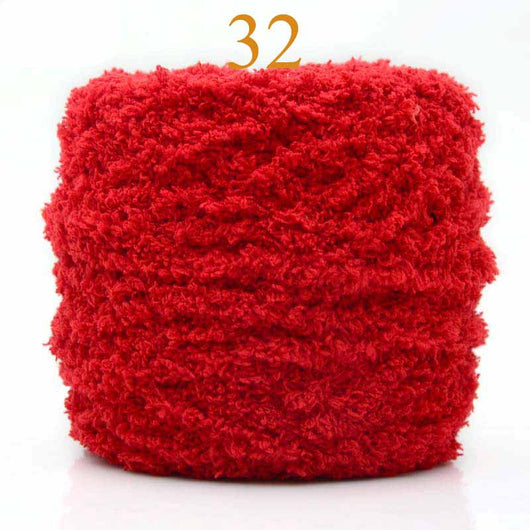Bufanda de Cachemira Coral Tejida a Mano - Hilo de 3 Hebras con Orilla Delicada - Image 29