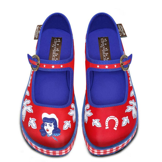 Chocolaticas® Cowgirl Women's Mary Jane Platform - Tekeno