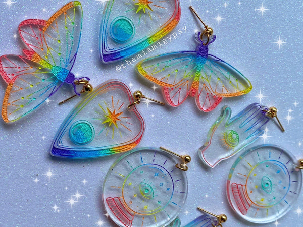Rainbow Witch Earrings - Tekeno