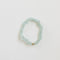 Blue Sea Glass + 14k Gold Filled or Sterling Silver || Stretch Bracelet