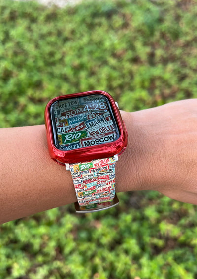 Correa Apple Watch - Placa Ciudades - Tekeno