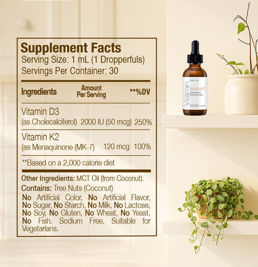 Vitamin D3 & K2