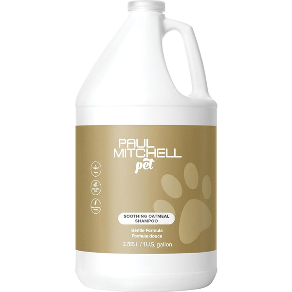 Paul Mitchell Pet Soothing Oatmeal Dog, Cat & Small Pet Shampoo-Gallon