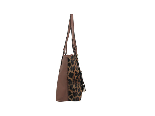 AR New York - Bolsa Tote Clássica Estampa de Leopardo