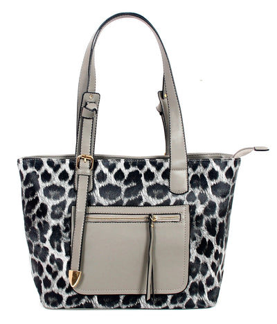 AR New York - Bolsa Tote Clássica Estampa de Leopardo