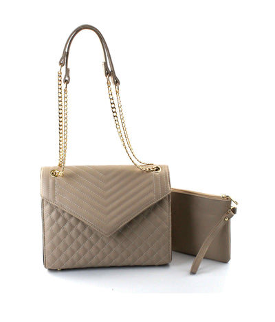 AR New York - 2-in-1 Classic Quilted Handbag