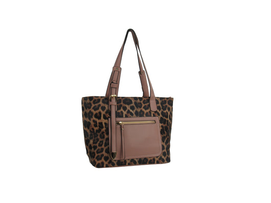 AR New York - Bolsa Tote Clássica Estampa de Leopardo