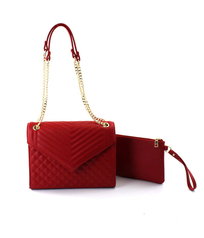 AR New York - 2-in-1 Classic Quilted Handbag