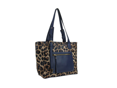 AR New York - Bolsa Tote Clássica Estampa de Leopardo