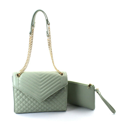 AR New York - 2-in-1 Classic Quilted Handbag