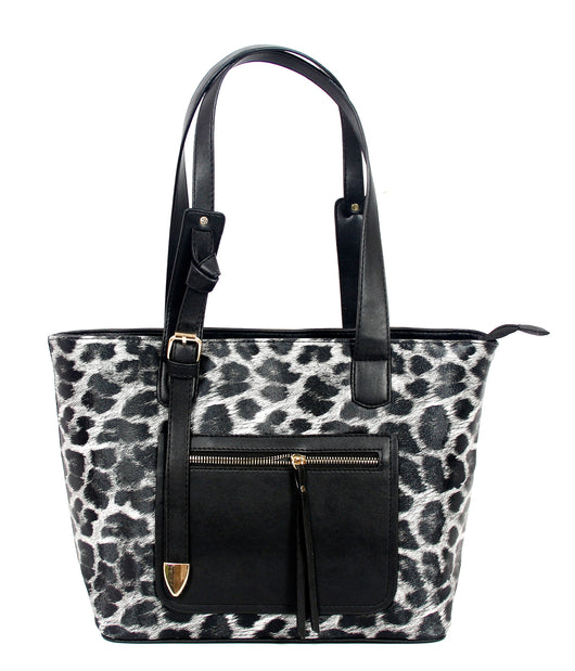 AR New York - Bolsa Tote Clássica Estampa de Leopardo