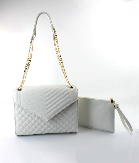 AR New York - 2-in-1 Classic Quilted Handbag