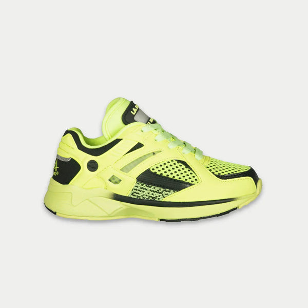 LA Gear Kids Catapult Luz Ativada x Brilha no Escuro | Amarelo Neon x Preto