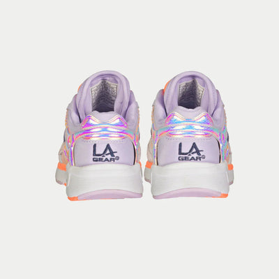 LA Gear Kids Catapult Low Light-Up | Roxo e Laranja