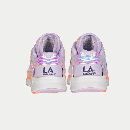 LA Gear Kids Catapult Low Light-Up | Roxo e Laranja