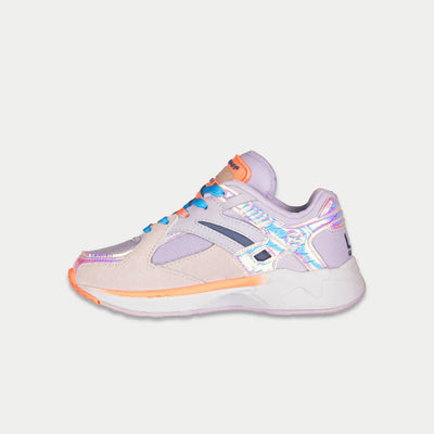 LA Gear Kids Catapult Low Light-Up | Roxo e Laranja