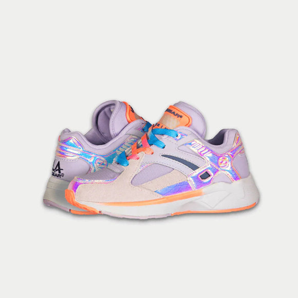 LA Gear Kids Catapult Low Light-Up | Roxo e Laranja