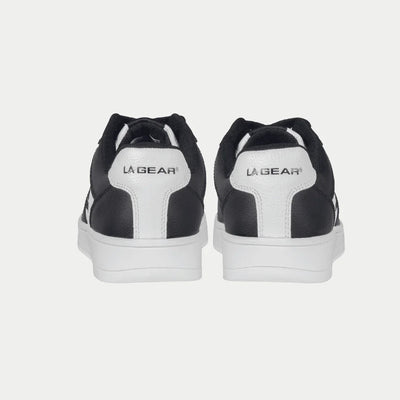 LA Gear Kids Edge Cano Baixo | Preto com Logo Branco