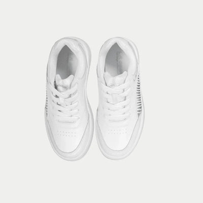 LA Gear Kids Flame Lowtop | White