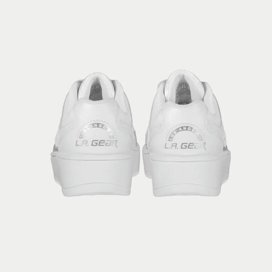 LA Gear Kids Flame Lowtop | White