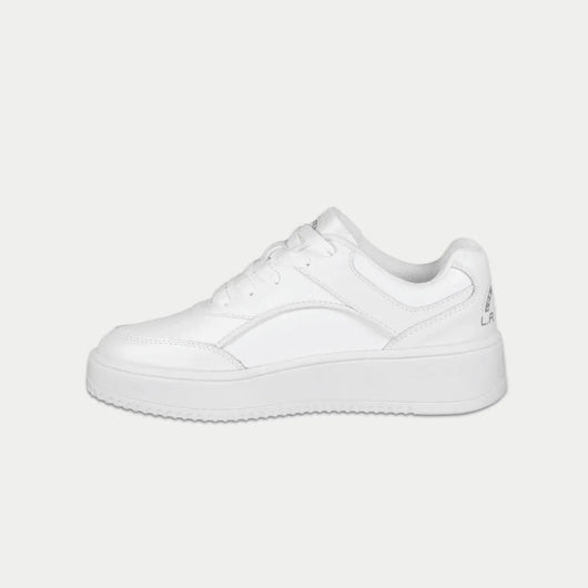 LA Gear Kids Flame Lowtop | White