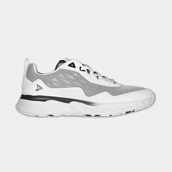 Tênis LA Gear Highland Cano Baixo Branco e Preto Masculino