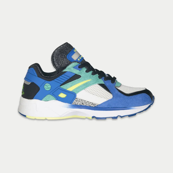 Tênis Masculino LA Gear Catapult Light-Up Lowtop | Azul x Verde