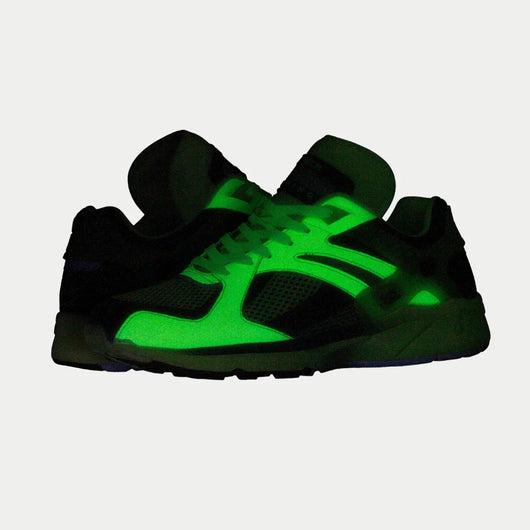 LA Gear Masculino Catapult Light-Up x Glow Cano Baixo | Amarelo Neon x Preto