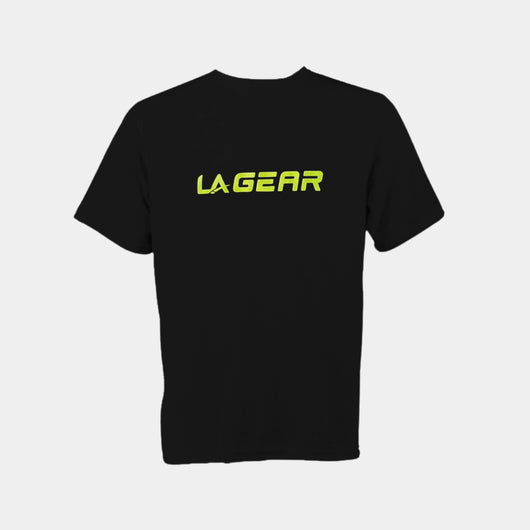 Men's LA Gear Performance Logo Black T-Shirt