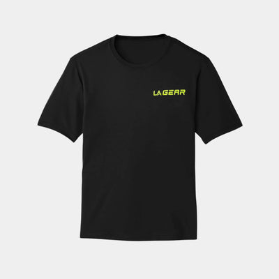 Men's LA Gear Performance Logo Black T-Shirt