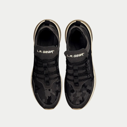 LA Gear Men's Runyon Lowtop | Black x Grey
