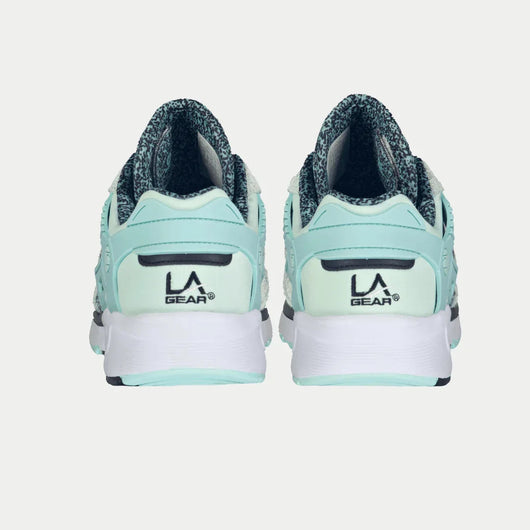 LA Gear Feminino Catapult Light-Up Cano Baixo | Verde-água e Preto