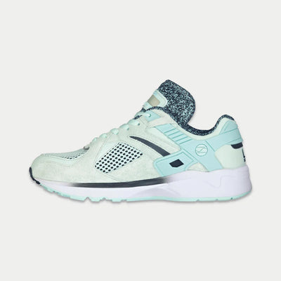 LA Gear Feminino Catapult Light-Up Cano Baixo | Verde-água e Preto