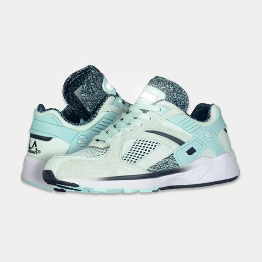 LA Gear Feminino Catapult Light-Up Cano Baixo | Verde-água e Preto