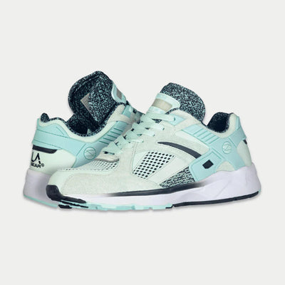 LA Gear Feminino Catapult Light-Up Cano Baixo | Verde-água e Preto