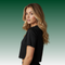 Regata Cropped LA Gear em Tela para Mulheres | Preto