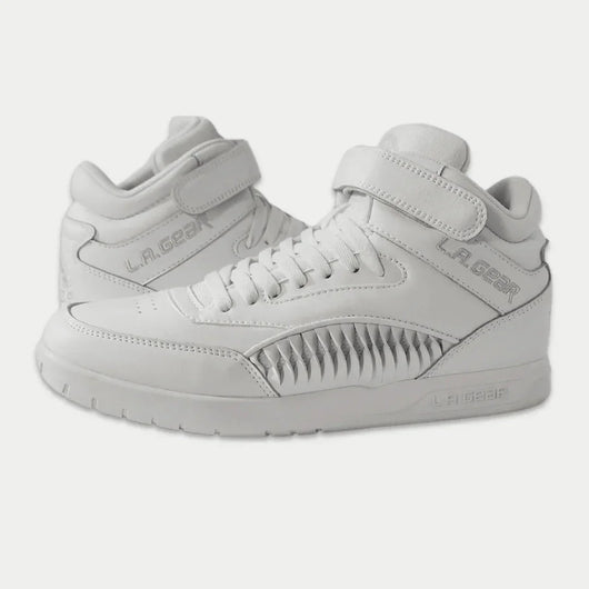 LA Gear Feminino Flame Retro Cano Alto | Branco