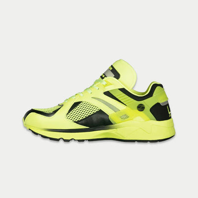 Tênis Feminino LA Gear Light-Up x Glow Lowtop | Amarelo Neon x Preto