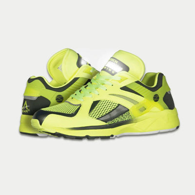 Tênis Feminino LA Gear Light-Up x Glow Lowtop | Amarelo Neon x Preto