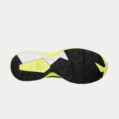 Tênis Feminino LA Gear Light-Up x Glow Lowtop | Amarelo Neon x Preto