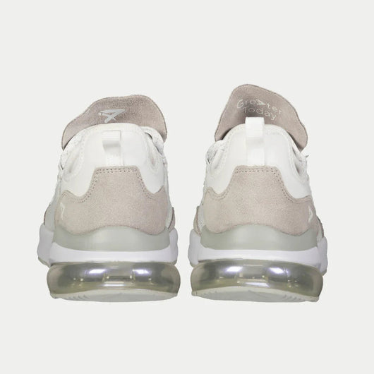 LA Gear Runyon Lowtop Blanco x Gris | Zapatillas de Estilo Urbano