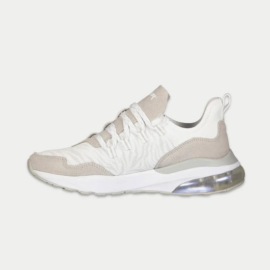 LA Gear Runyon Lowtop Blanco x Gris | Zapatillas de Estilo Urbano