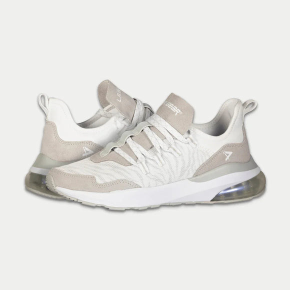 LA Gear Runyon Lowtop Blanco x Gris | Zapatillas de Estilo Urbano