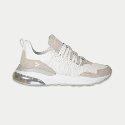 LA Gear Runyon Lowtop Blanco x Gris | Zapatillas de Estilo Urbano