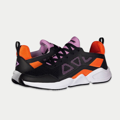 LA Gear Tarzana Lowtop | Black x Orange
