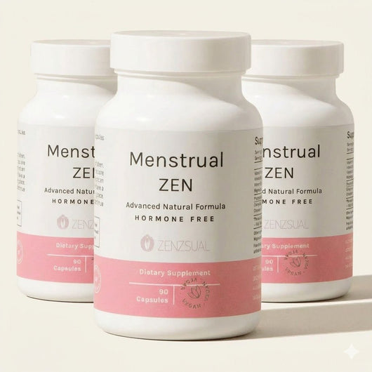 Zen Menstrual com Glicinato de Magnésio - Alívio Natural para Sintomas Menstruais e PeriMenopausa